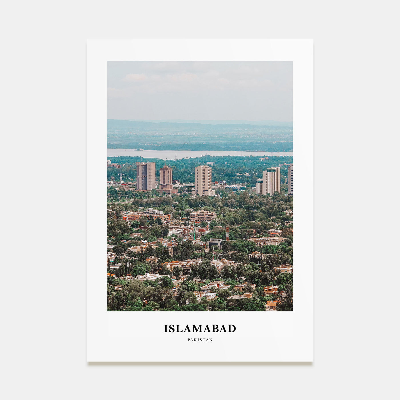 Islamabad Portrait Color Poster