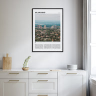 Islamabad Travel Color Poster