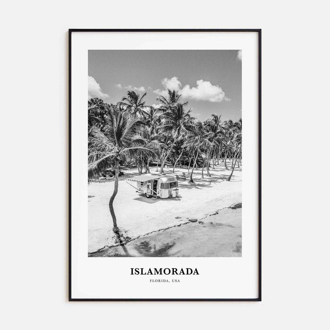 Islamorada Portrait B&W Poster