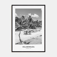 Islamorada Portrait B&W Poster