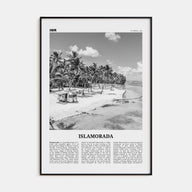 Islamorada Travel B&W Poster