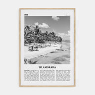 Islamorada Travel B&W Poster