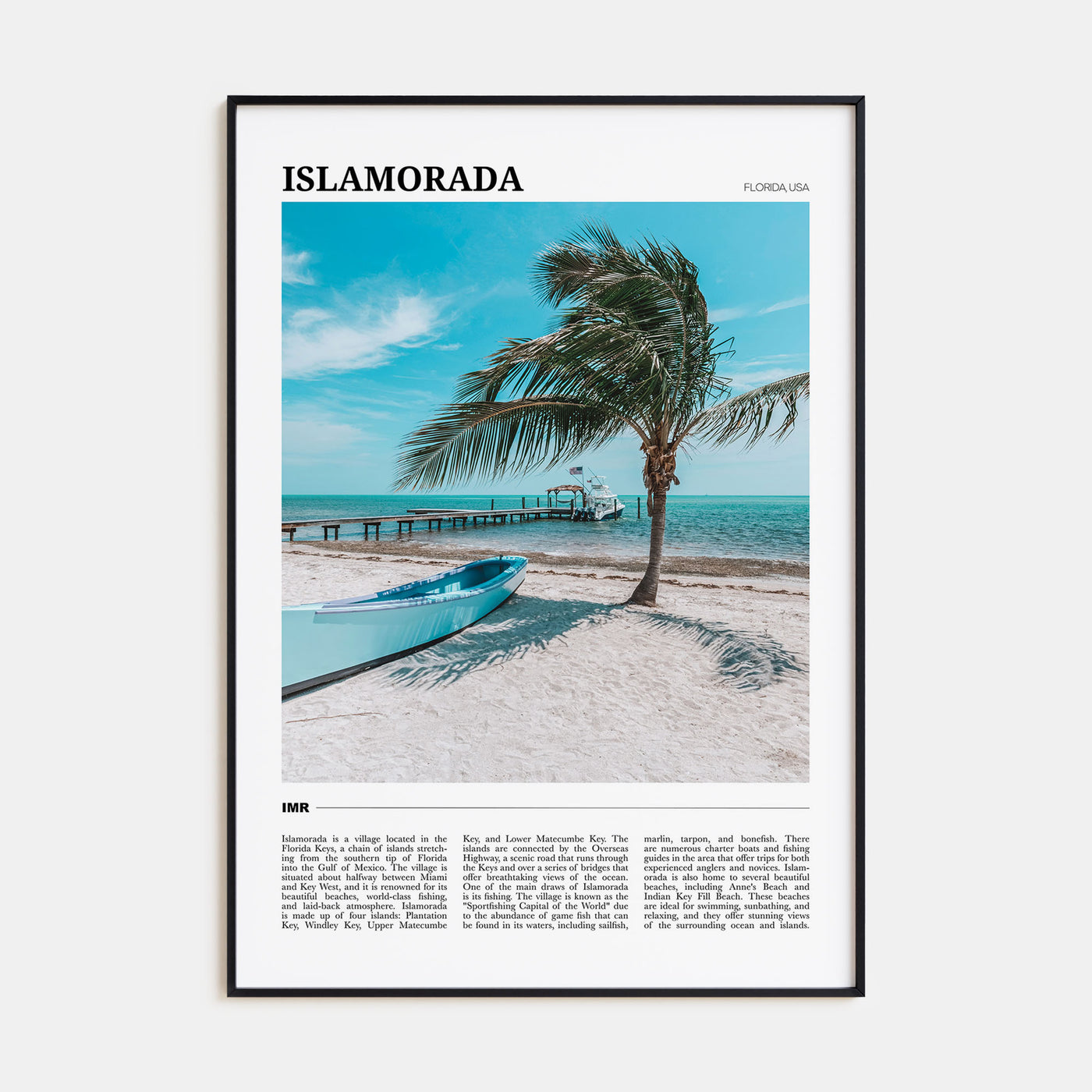 Islamorada Travel Color Poster