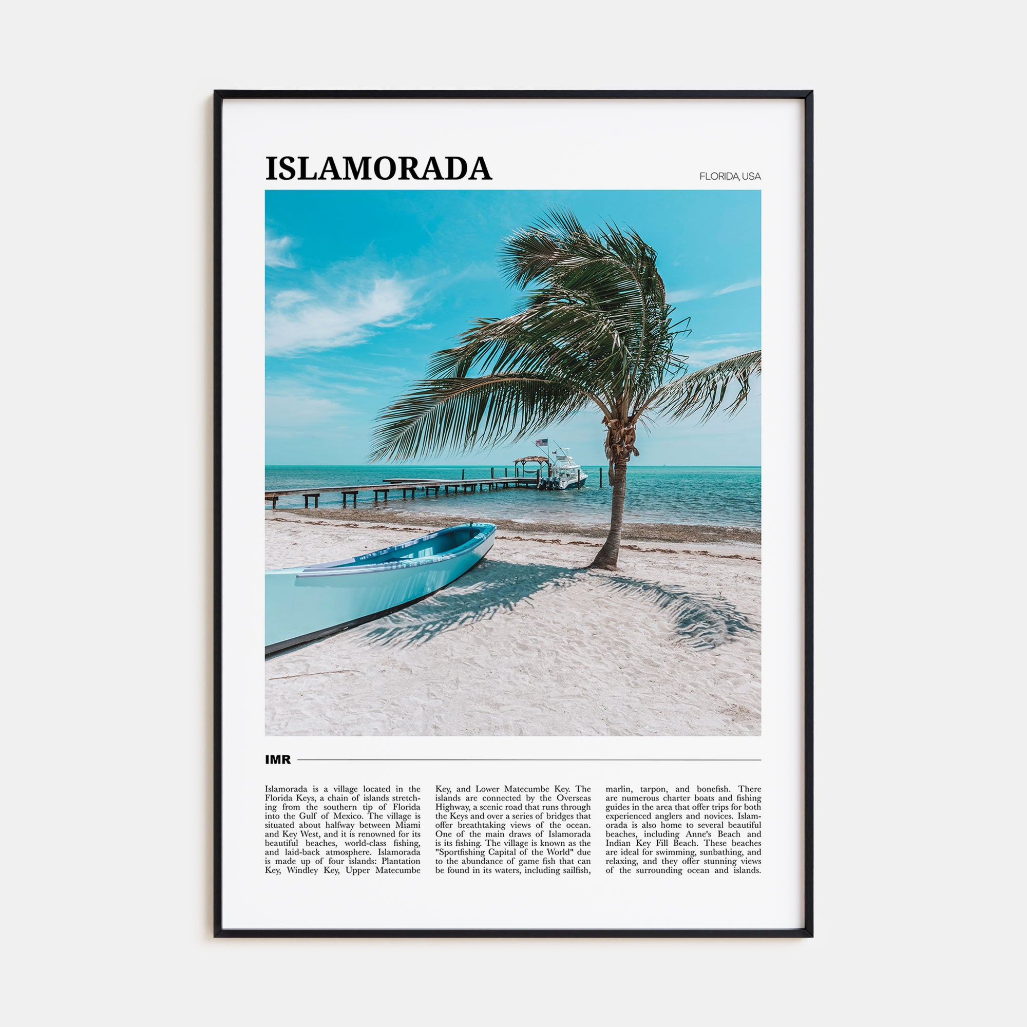 Islamorada Travel Color Poster