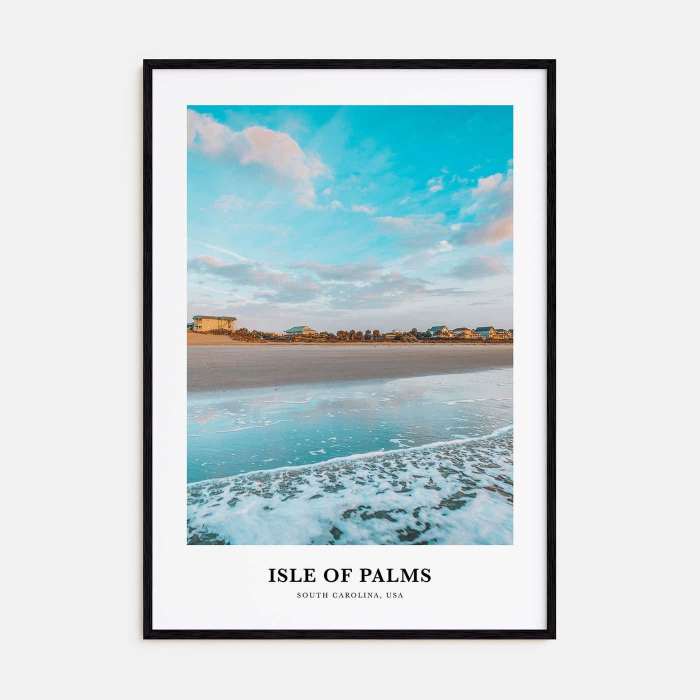 Isle of Palms Portrait Color Poster