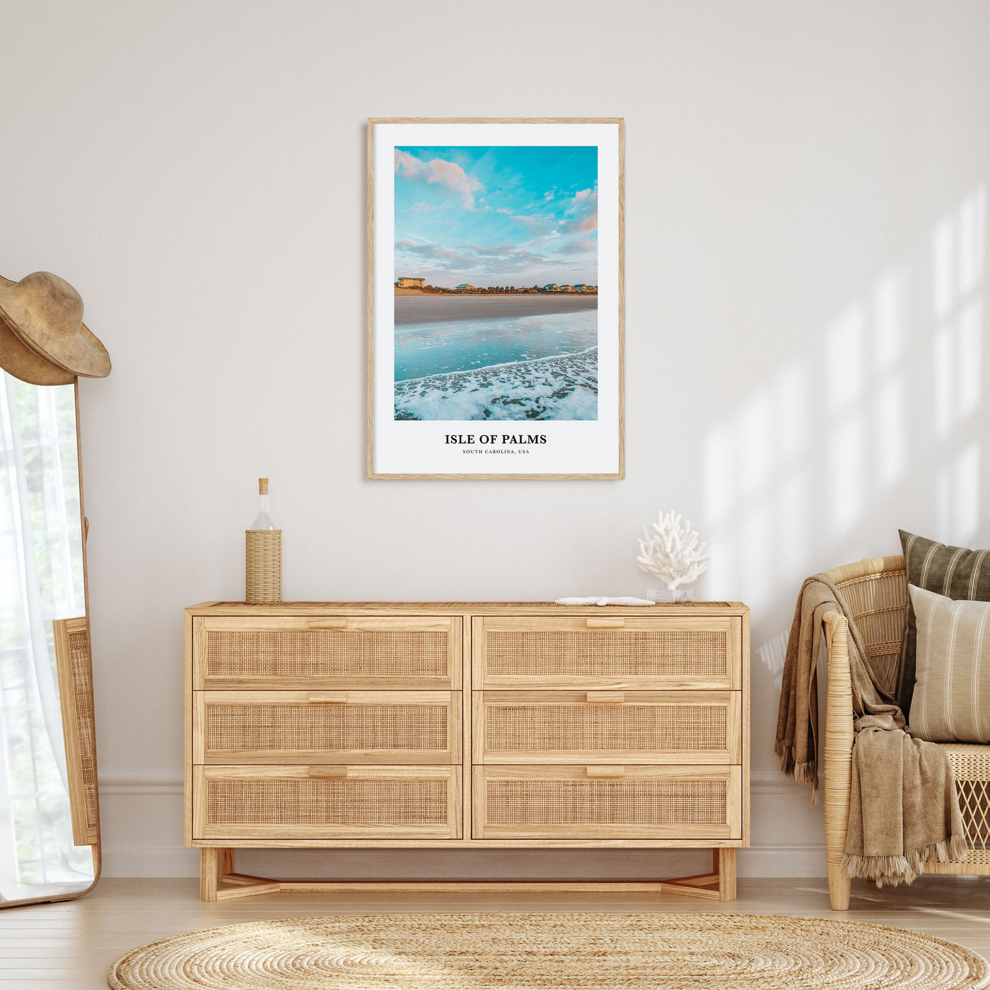 Isle of Palms Portrait Color Poster