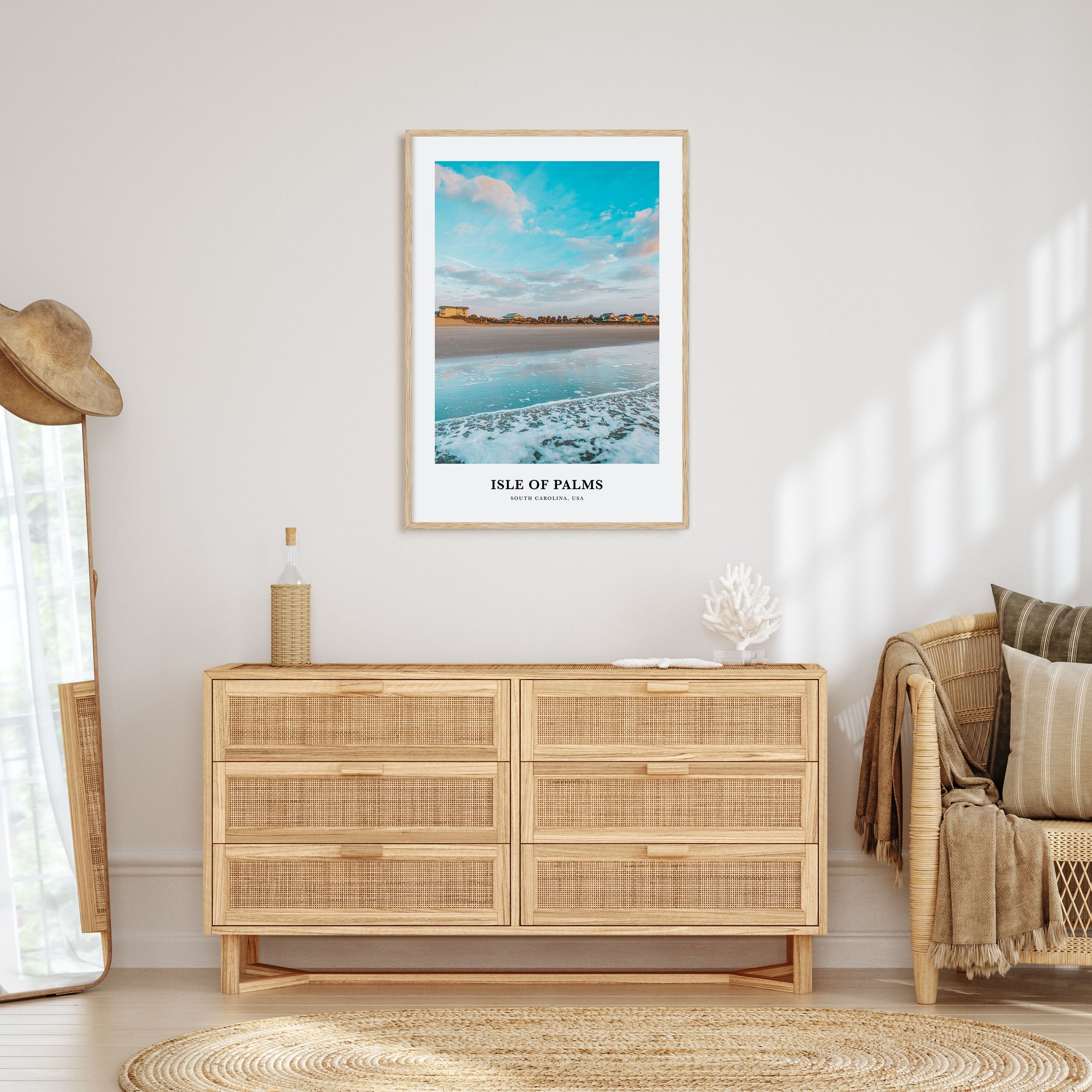Isle of Palms Portrait Color Poster