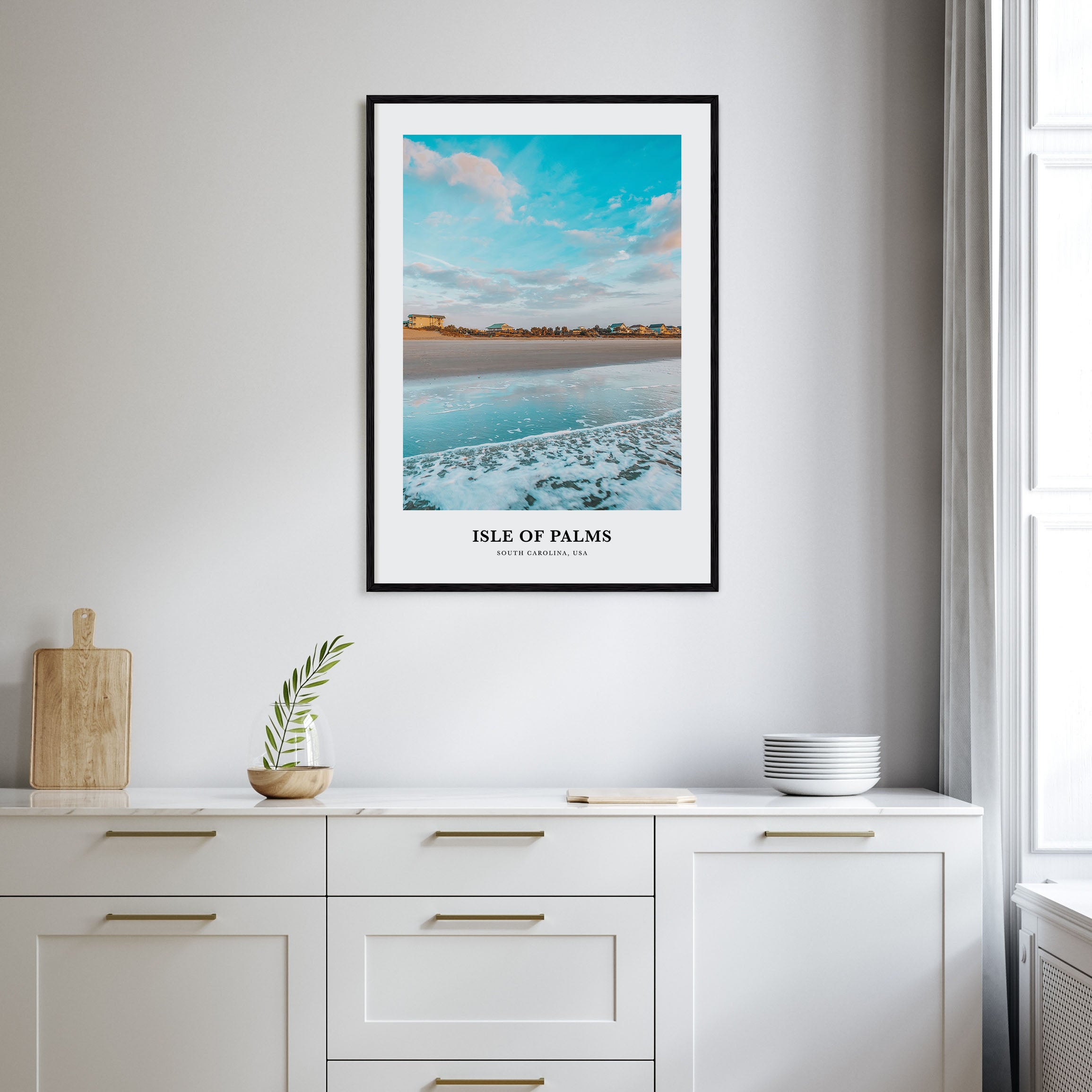 Isle of Palms Portrait Color Poster