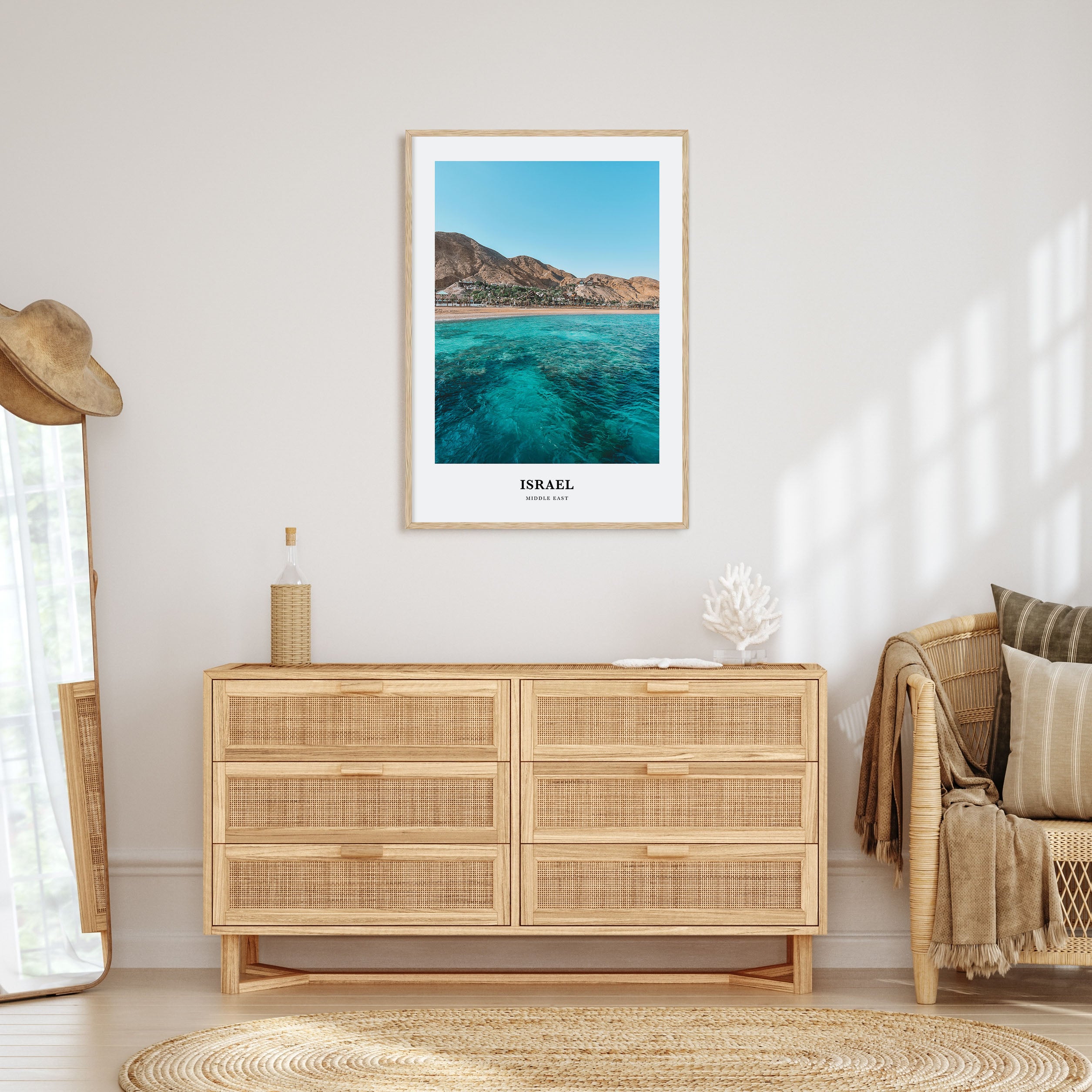 Israel Portrait Color Poster