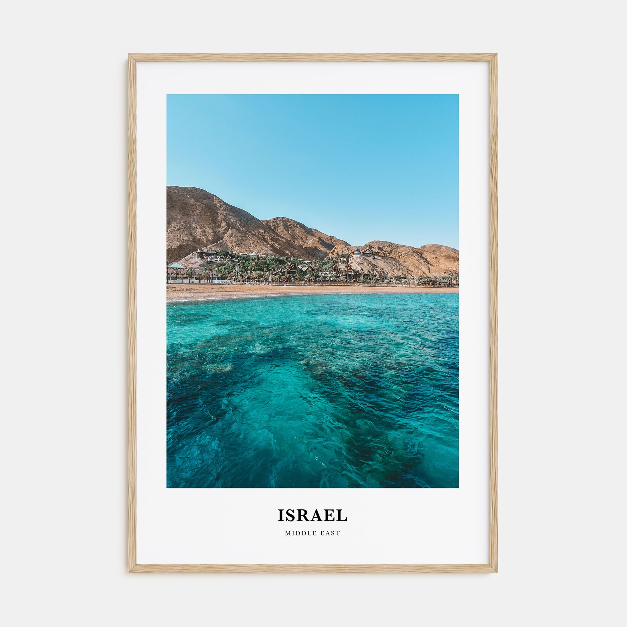 Israel Portrait Color Poster