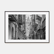 Istanbul Landscape B&W Poster