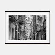 Istanbul Landscape B&W Poster