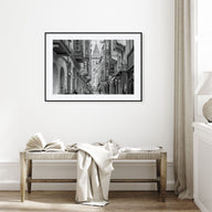 Istanbul Landscape B&W Poster