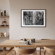 Istanbul Landscape B&W Poster