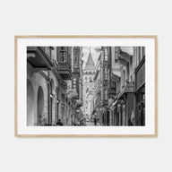 Istanbul Landscape B&W Poster