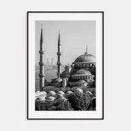 Istanbul Photo B&W Poster