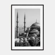Istanbul Photo B&W Poster