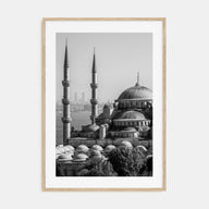 Istanbul Photo B&W Poster