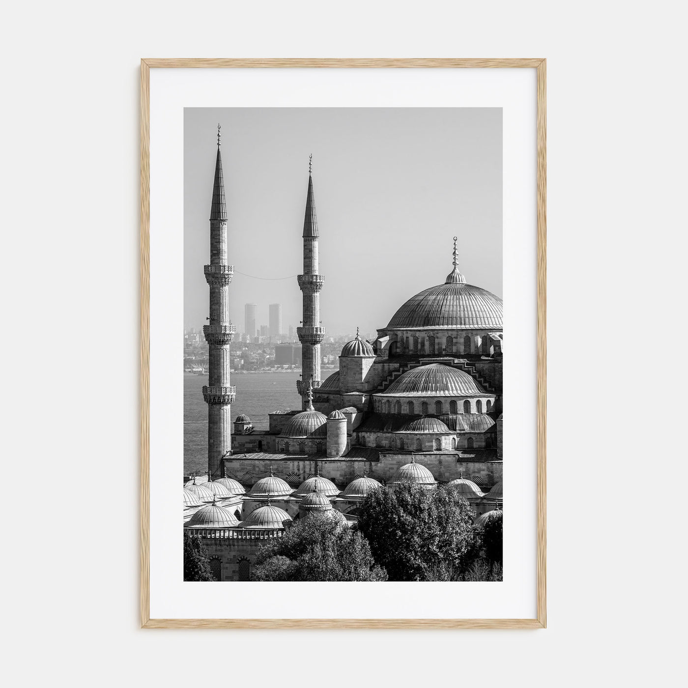 Istanbul Photo B&W Poster