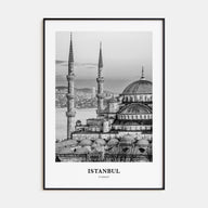 Istanbul Portrait B&W No 2 Poster