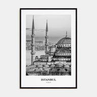 Istanbul Portrait B&W No 2 Poster