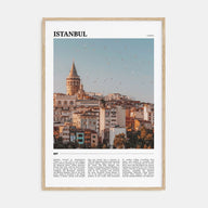 Istanbul Travel Color Poster