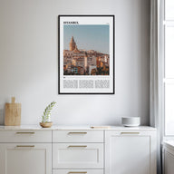 Istanbul Travel Color Poster