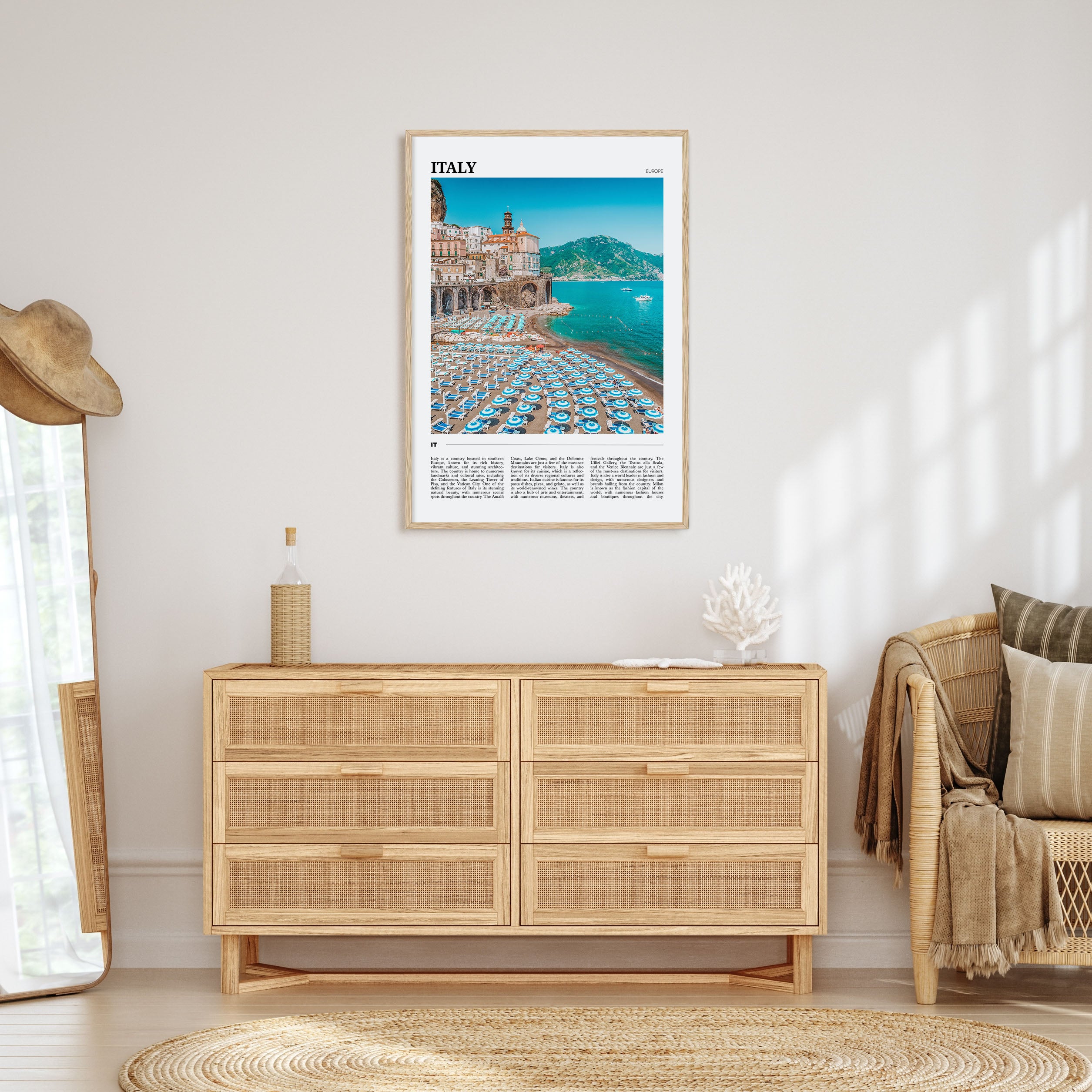 Italy Travel Color Poster