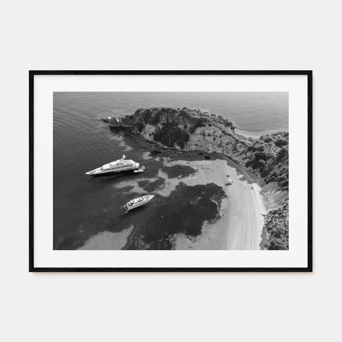 Ithaca Landscape B&W Poster