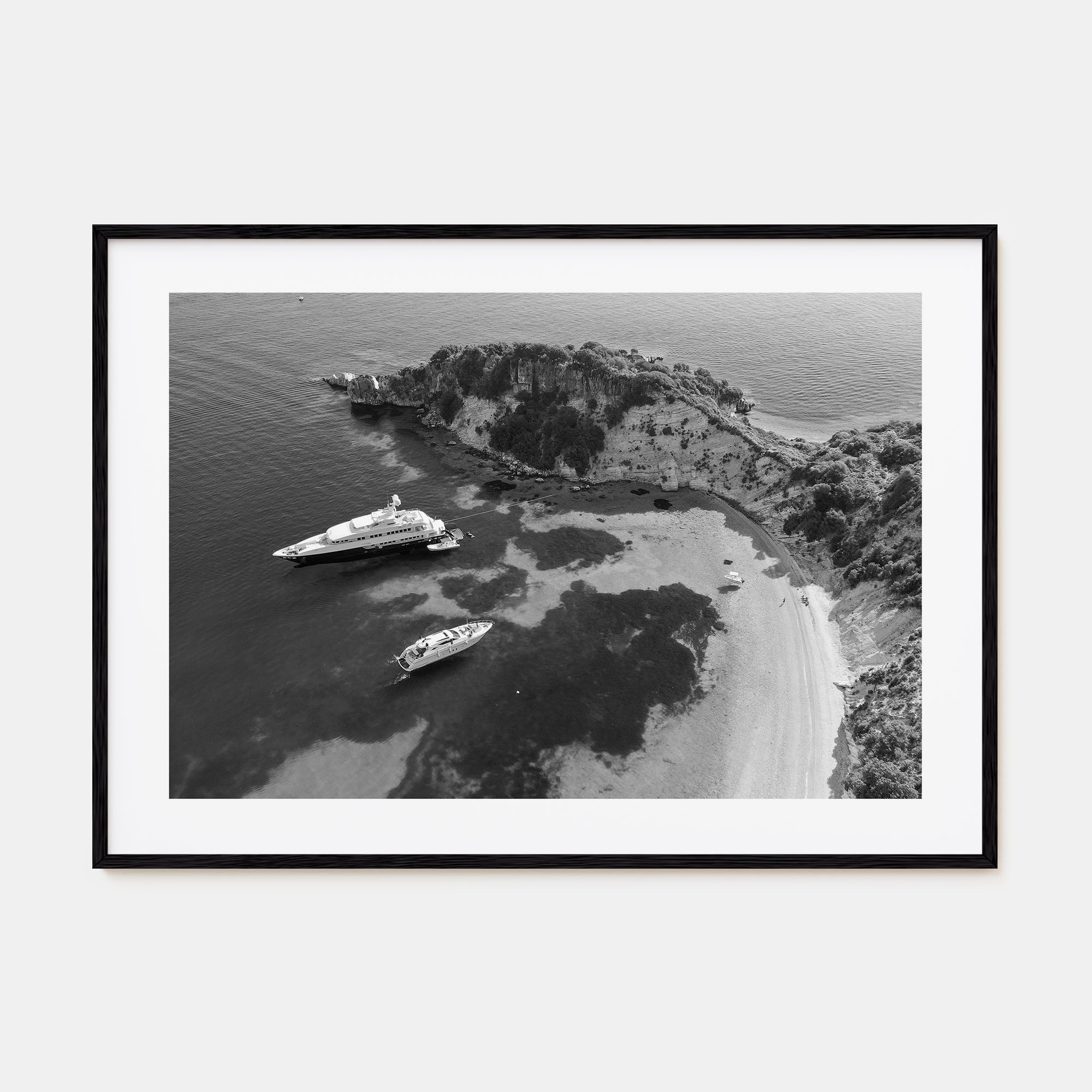 Ithaca Landscape B&W Poster