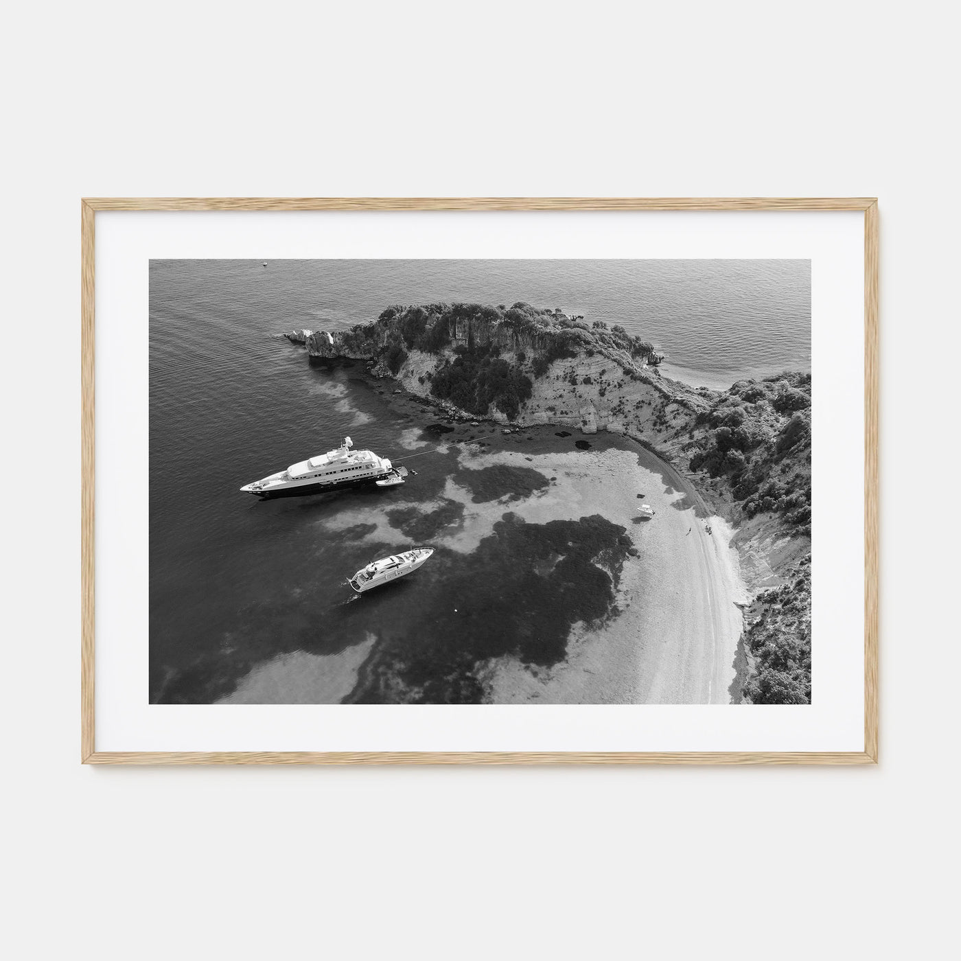 Ithaca Landscape B&W Poster
