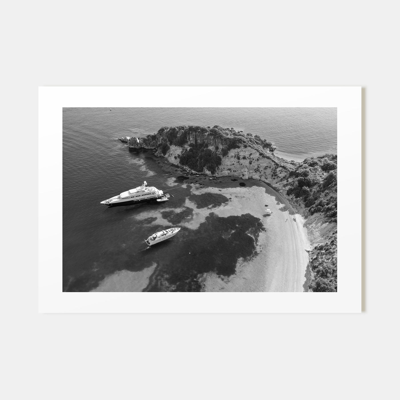 Ithaca Landscape B&W Poster