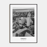 Ithaca Portrait B&W Poster