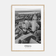 Ithaca Portrait B&W Poster