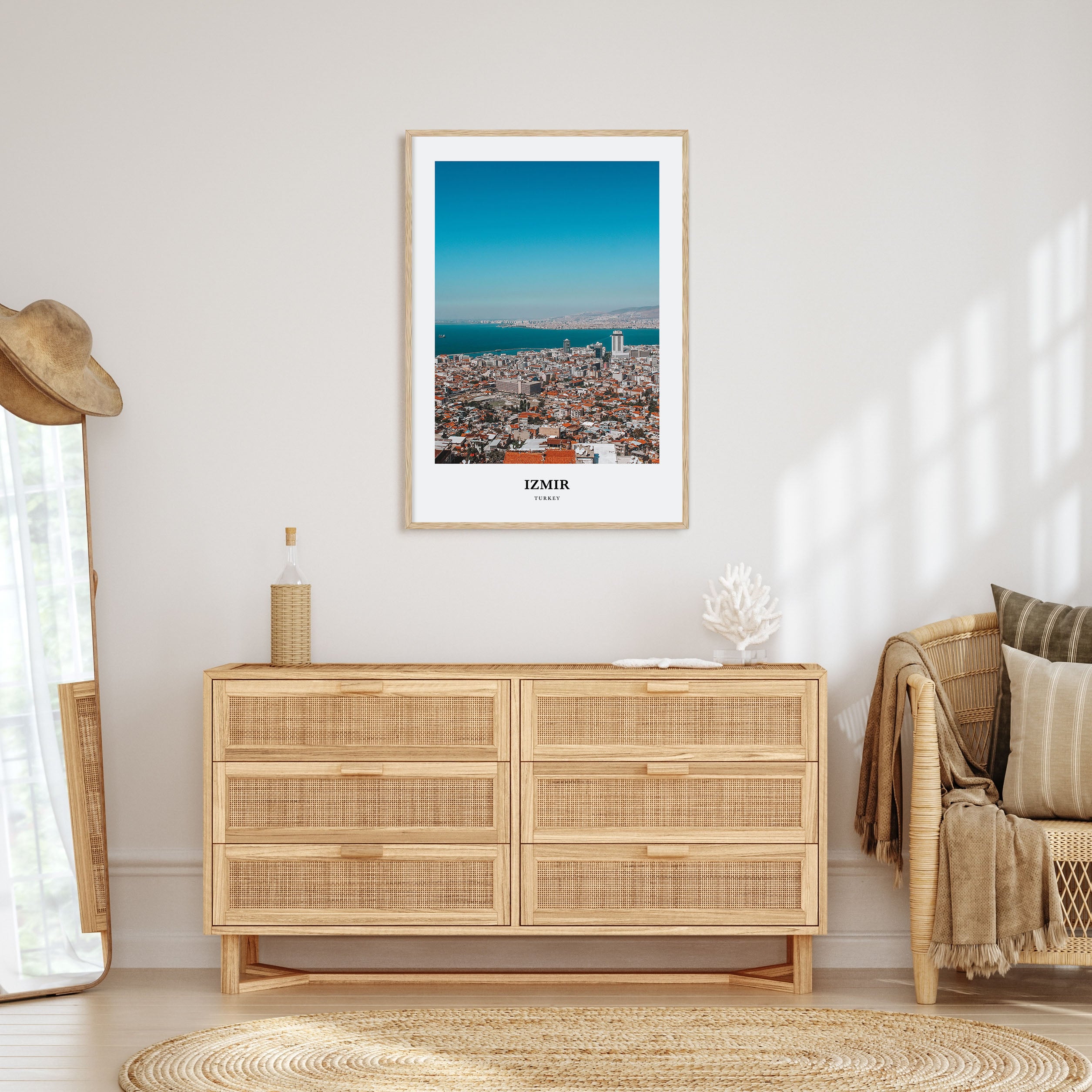 Izmir Portrait Color Poster