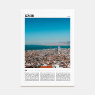 Izmir Travel Color Poster