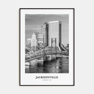 Jacksonville Portrait B&W No 1 Poster