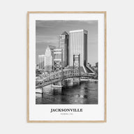 Jacksonville Portrait B&W No 1 Poster