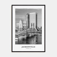 Jacksonville Portrait B&W No 1 Poster