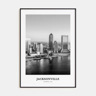 Jacksonville Portrait B&W No 3 Poster