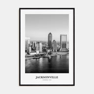 Jacksonville Portrait B&W No 3 Poster