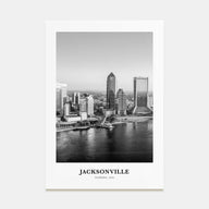 Jacksonville Portrait B&W No 3 Poster
