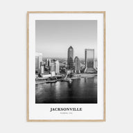 Jacksonville Portrait B&W No 3 Poster