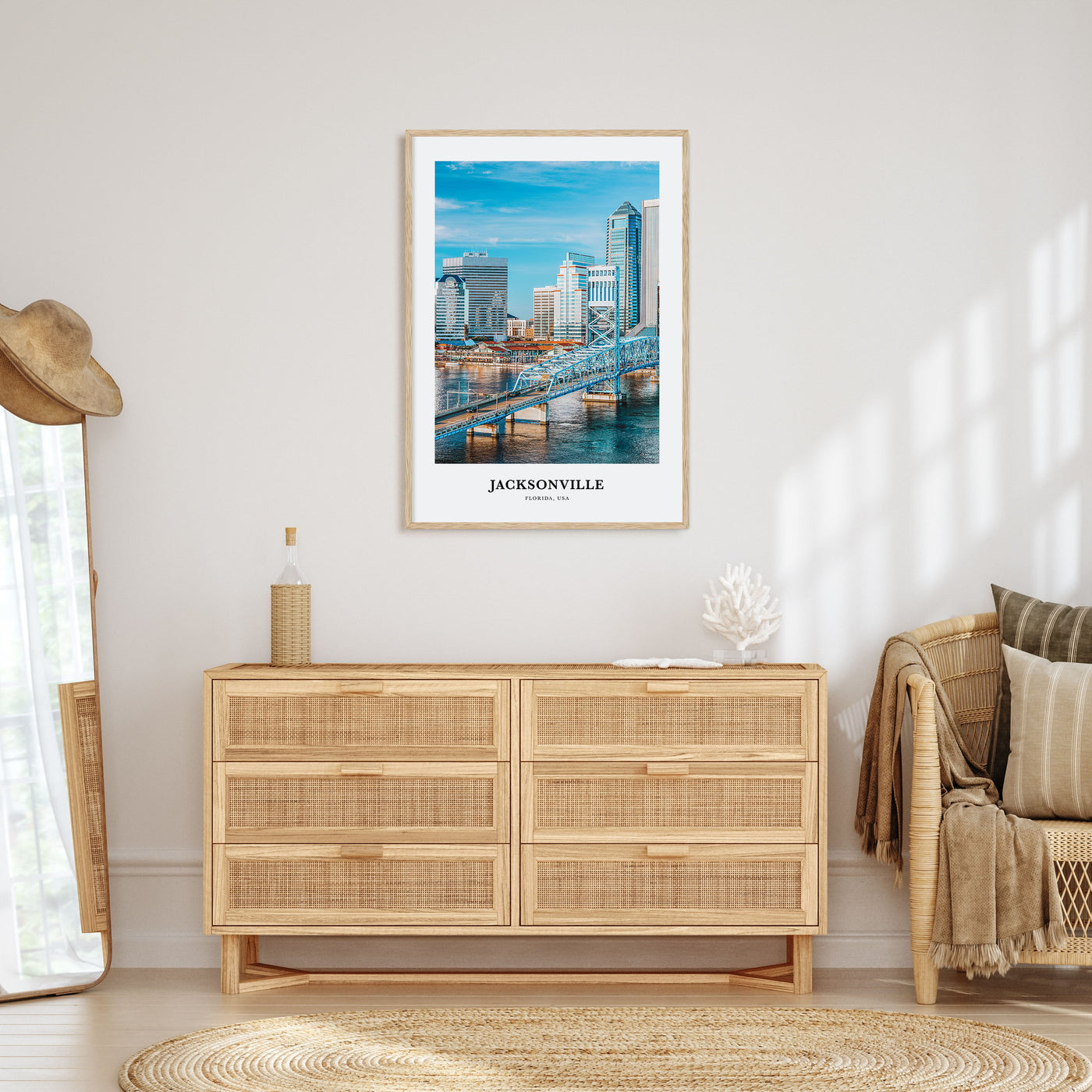 Jacksonville Portrait Color Poster