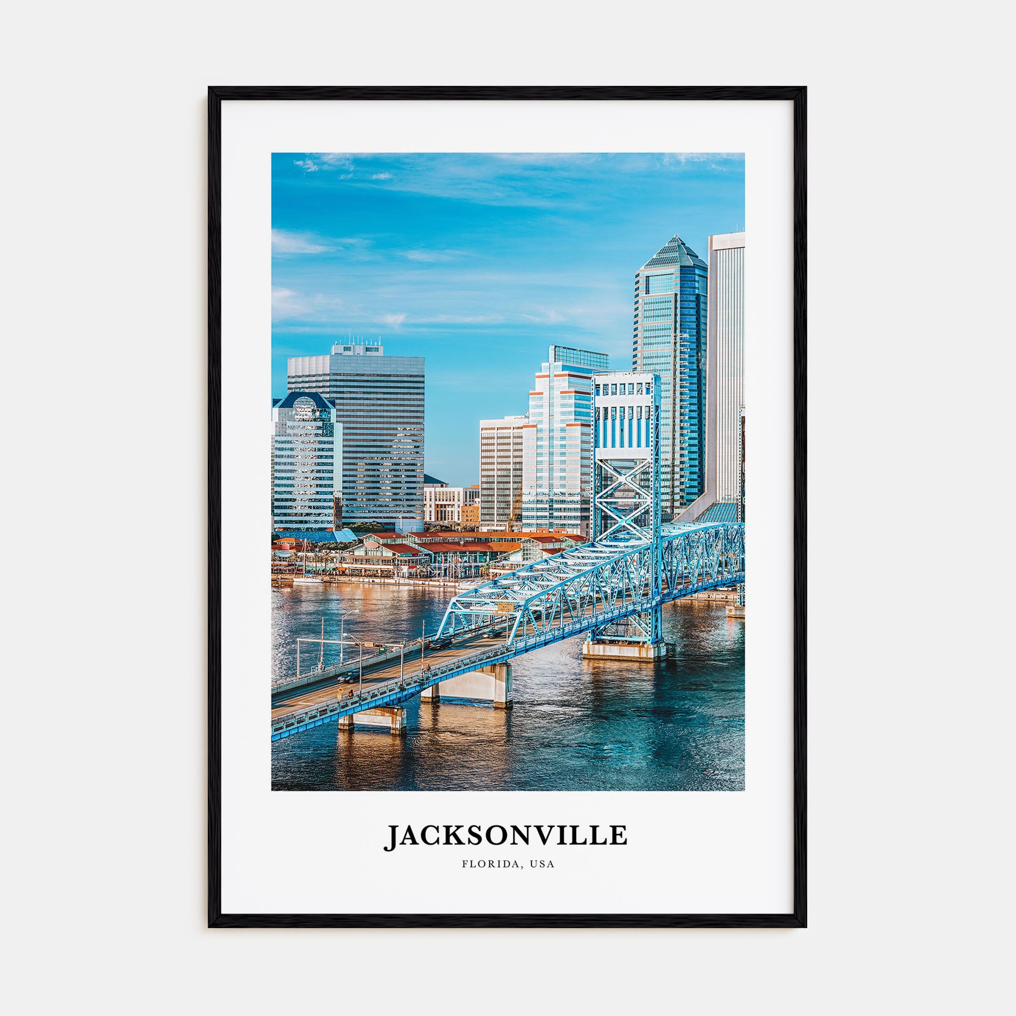 Jacksonville Portrait Color Poster