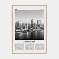 Jacksonville Travel B&W No 1 Poster