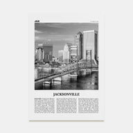 Jacksonville Travel B&W No 3 Poster