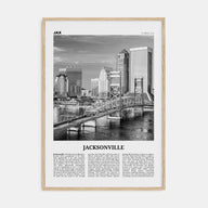 Jacksonville Travel B&W No 3 Poster