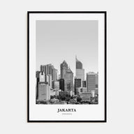 Jakarta Portrait B&W No 1 Poster