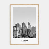 Jakarta Portrait B&W No 1 Poster